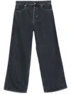 Gucci Wide-leg Denim Jeans In Gray