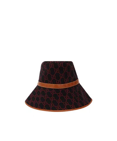 Gucci Wide-brim Bucket Hat In Transparent
