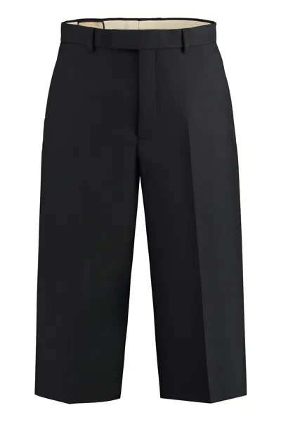 Gucci Wide-leg Cropped Trousers In Multi