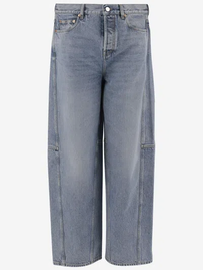 Gucci Wide-leg Denim Jeans In Blue
