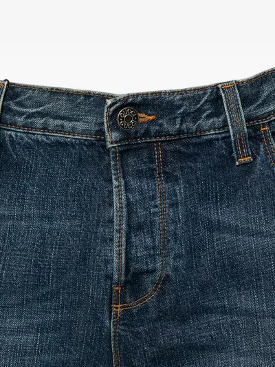 Pre-owned Gucci Wide-leg Jeans In Blue