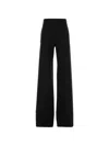 Gucci Stretch Wool Blend High Waist Trousers In Black