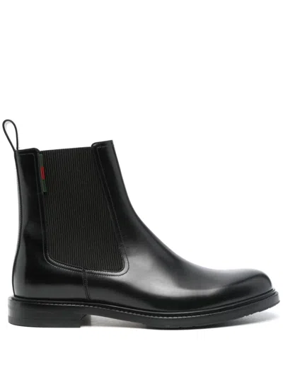Gucci William Chelsea Boots In Black