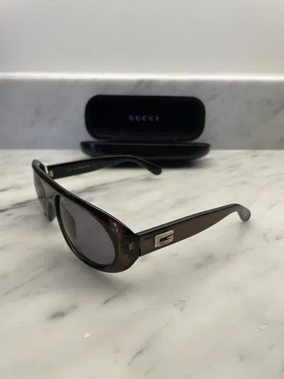 Pre-owned Gucci With Case Gg1170 Tom Ford Era Sunglasses In Brown
