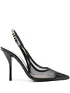 Gucci Signoria Slingback Pumps Chain Detail