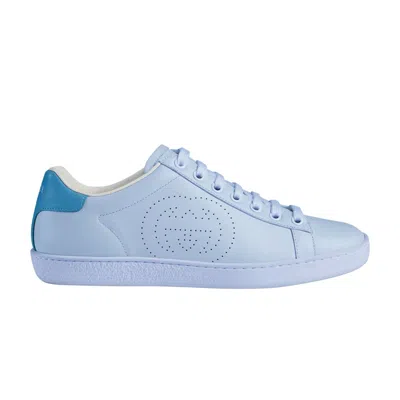 Pre-owned Gucci Wmns Ace 'interlocking G - Blue' | Women's Size 35