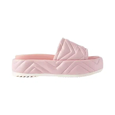 Pre-owned Gucci Wmns Angels Platform Sandal 'light Pink' | Women's Size 6.5
