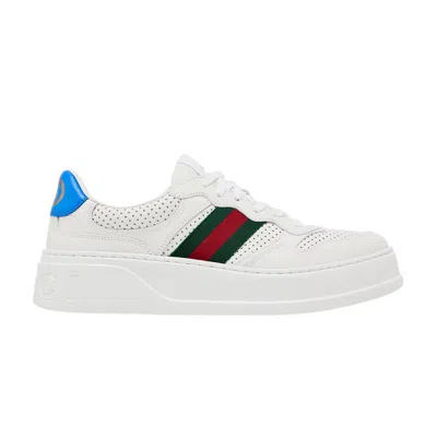 Pre-owned Gucci Wmns Chunky Gg Web Sneaker 'white Blue' | Women's Size 38.5