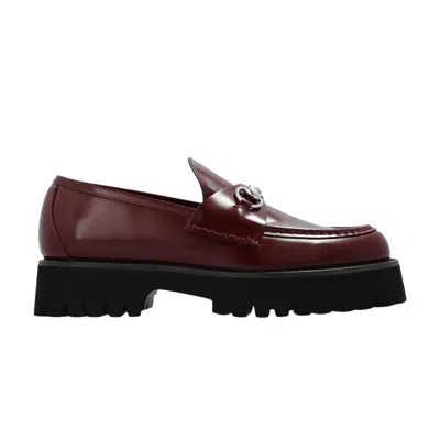 Pre-owned Gucci Wmns Cordovan Lux Loafer 'vintage Burgundy' | Red | Women's Size 3
