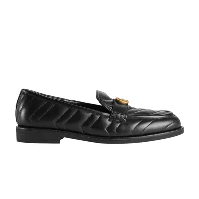 Pre-owned Gucci Wmns Double G Loafers 'black' | Women's Size 1.5