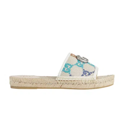 Pre-owned Gucci Wmns Gg Espadrille Slide 'multi' | Multi-color | Women's Size 36