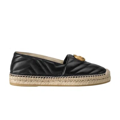 Pre-owned Gucci Wmns Gg Espadrilles 'black' | Women's Size 2.5