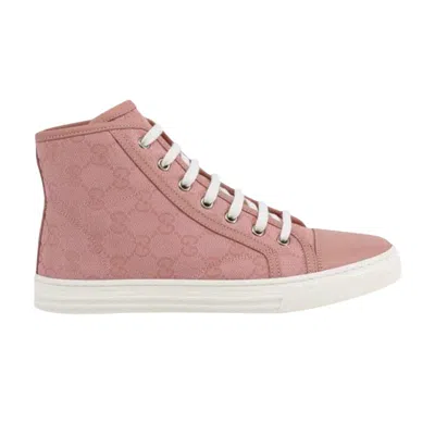 Pre-owned Gucci Wmns Gg High 'logo Print - Soft Pink' | Women's Size 36.5