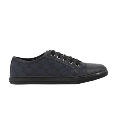 Pre-owned Gucci Wmns Gg Low 'lead Black' | Women's Size 34