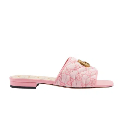 Pre-owned Gucci Wmns Gg Slide 'pink' | Women's Size 2.5