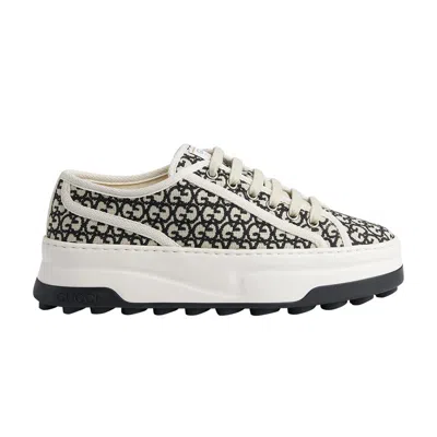 Pre-owned Gucci Wmns Gg Sneaker 'ivory Black' In Cream