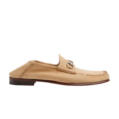 Pre-owned Gucci Wmns Gigi Loafer 'beige' | Tan | Women's Size 6 In Brown