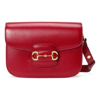 Gucci (wmns)  1955button Vintage Single Shoulder Bag Red