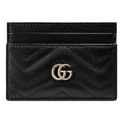 Gucci (wmns)  26 Gg Marmont Card Holder Wallet 'black'