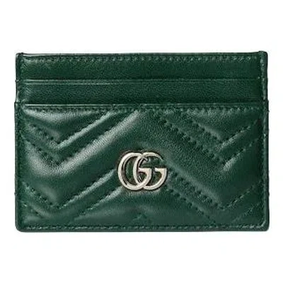 Gucci (wmns)  26 Gg Marmont Card Holder Wallet 'green'