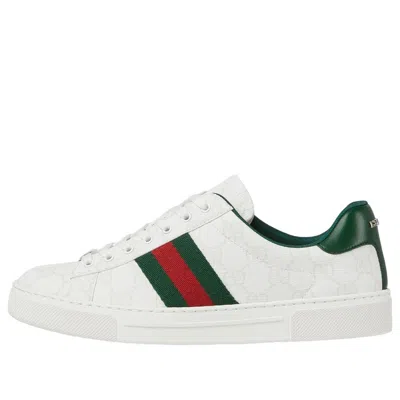 Gucci (wmns)  Ace Canvas 'white Monogram'