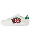 Gucci (wmns)  Ace Low 'gg Apple Patch - White'