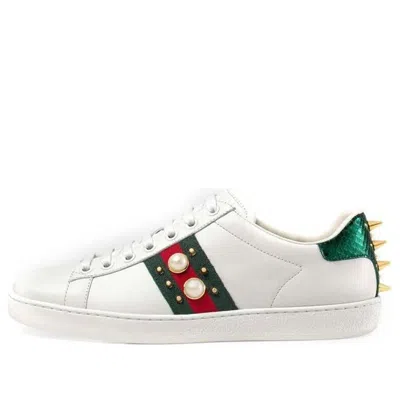 Gucci (wmns)  Ace Studded 'white'