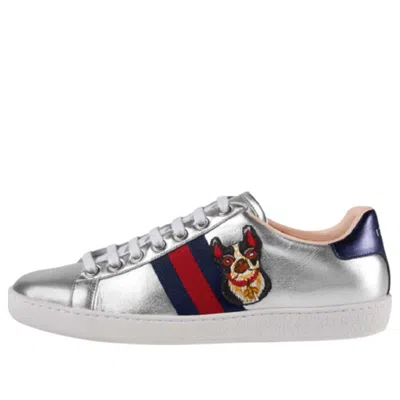 Gucci (wmns)  Ace 'year Of The Dog - Metallic Silver'
