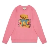 Gucci (wmns)  Animal Print Round Neck Long Sleeve Sweater For Pink