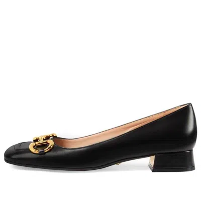 Gucci (wmns)  Ballet Flat With Horsebit 'black Leather'