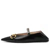 Gucci (wmns)  Ballet Flat With Horsebit Leather 'black'
