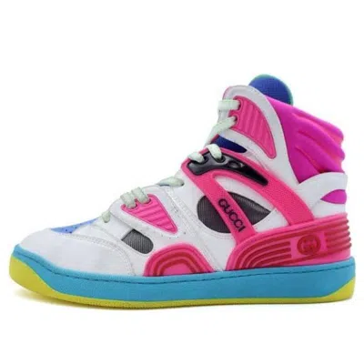 Gucci (wmns)  Basket High 'white Pink Blue'