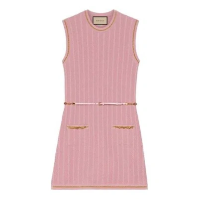 Gucci (wmns)  Boundless Overture Series Gg Sleeveless Dress Pink