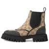 Gucci Gg Canvas Ankle Boots