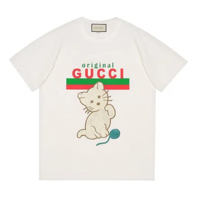 Gucci (wmns)  Cat Sticker Letter For Warm White