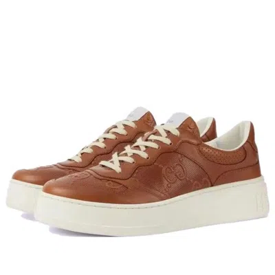 Gucci (wmns)  Chunky B Gg Sneakers 'brown'