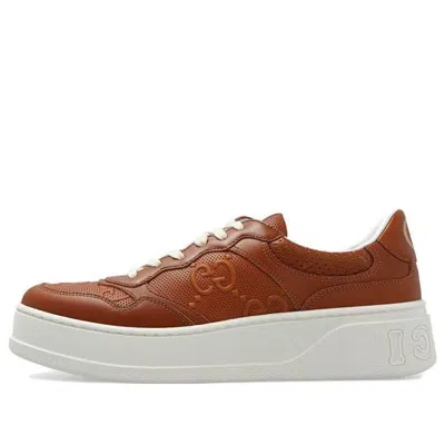 Gucci (wmns)  Chunky B Gg Sneakers 'brown White'