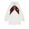 Gucci (wmns)  Cotton Dress With Chenille Web 'white' In Neutral