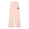 Gucci Interlocking-g Jersey Trousers In Pink