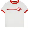 Gucci Printed T-shirt With Round Neck In White