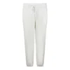 Gucci Waistband Elastic Ribbed Cuffs Side Pockets In White