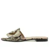 Gucci (wmns)  Cut-out Slide Sandals 'interlocking G - Neutral'