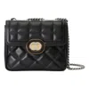 Gucci Quilted Leather Shoulder Handbag In Black
