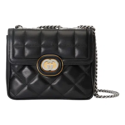 GUCCI (WMNS) GUCCI DECO MINI SHOULDER BAG 'BLACK'