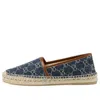 Gucci (wmns)  Denim Series Breathable Wear-resistant Double G Jacquard Flat Shoes Blue
