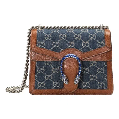Gucci (wmns)  Dionysus Single Shoulder Bag Mini Blue/brown