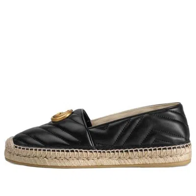 Gucci (wmns)  Double G Espadrille 'black Leather'