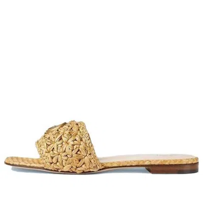 Gucci (wmns)  Double G Slide Sandal 'woven Raffia'