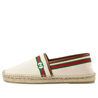 Gucci (wmns)  Embroidered Espadrilles 'interlocking G - White'