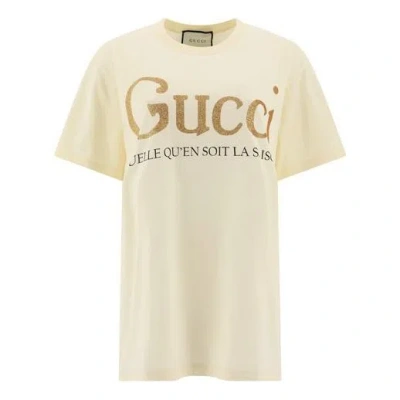 Gucci (wmns)  Flash Printing Short Sleeve White